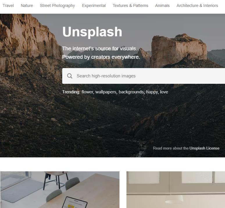 unsplash 高清艺术摄影图