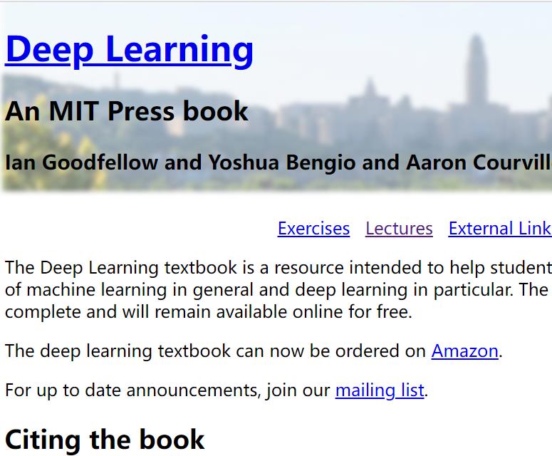 Deep Learning Book(花书)