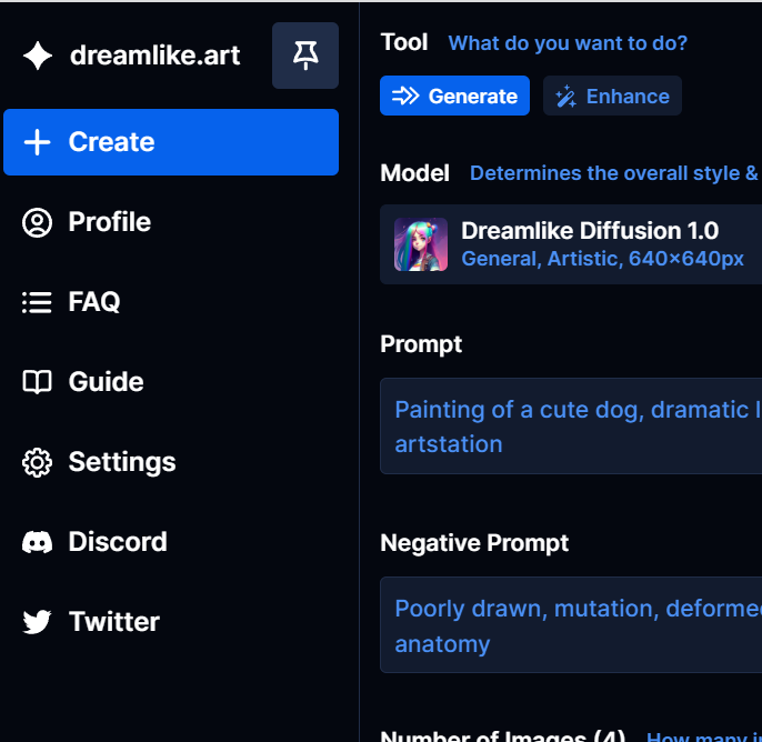dreamlike 快速生成高质量梦幻图
