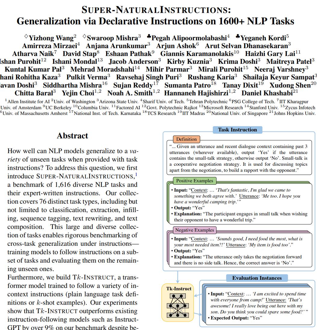 Super-NaturalInstructions: