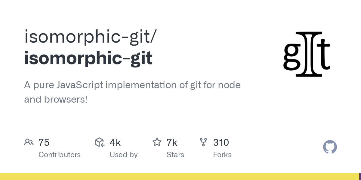 isomorphic-js-纯JS实现git