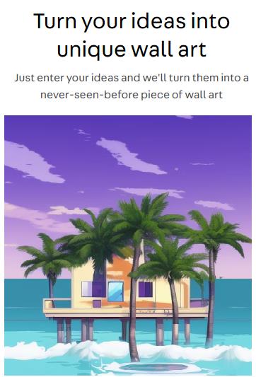 iamfy 将创意转换为挂画