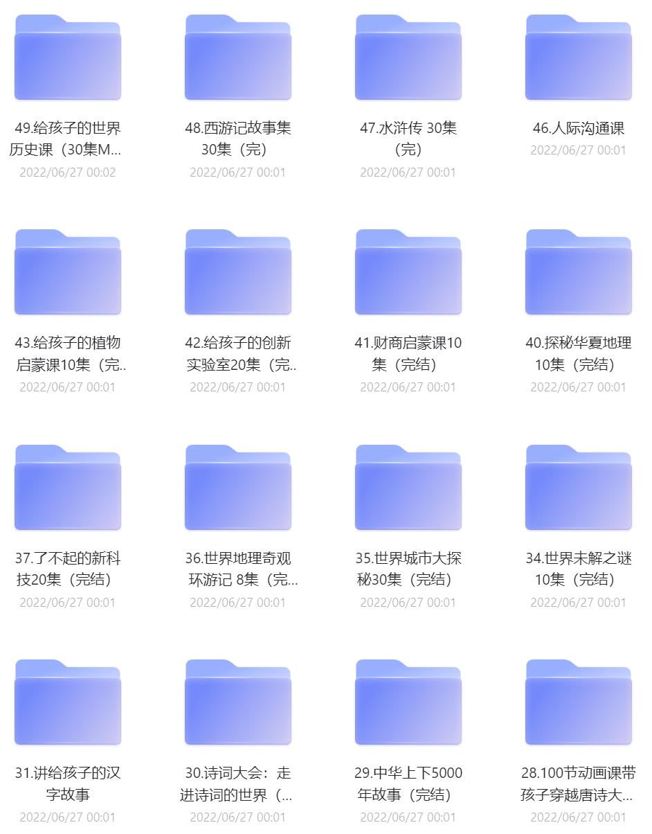 小灯塔系列  51部上千集科普教育