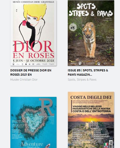 calameo 法语、英语杂志在线阅读