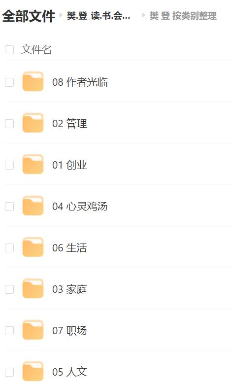 樊登读书 历年合集