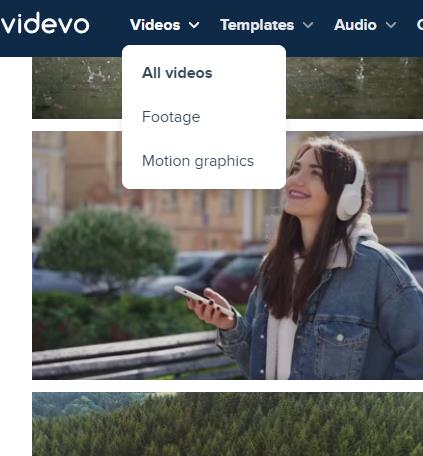 videvo 高质量免费音频视频