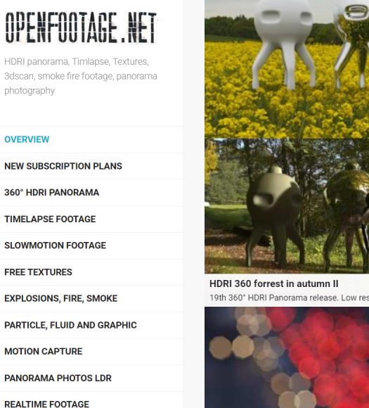 openfootage 纹理素材、全景摄影