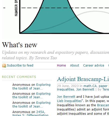 陶哲轩的 个人博客