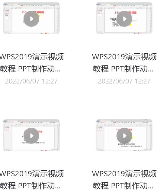 WPS word Excel PPT教程