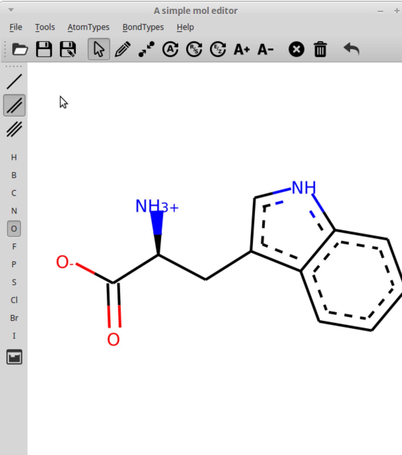 简单的RDKit结构 图形界面