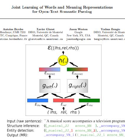 Joint learning of words 
