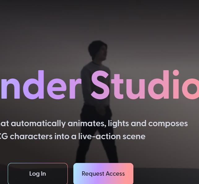 Wonder Studio 替换视频中人物