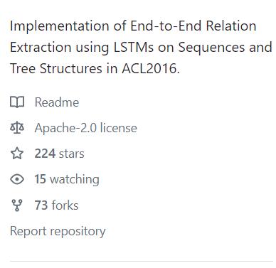 E2E ER LSTM Github
