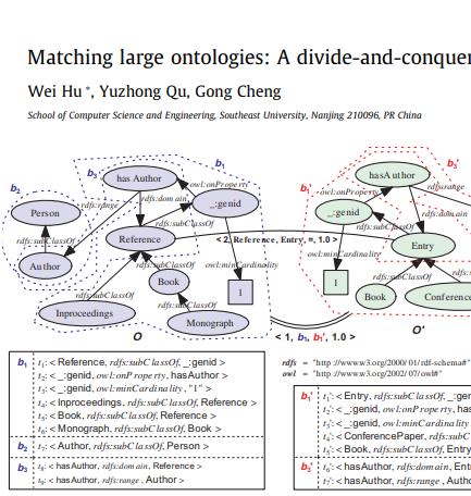 Matching large ontologies