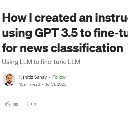 GPT3.5来合成数据指导微调Llama2