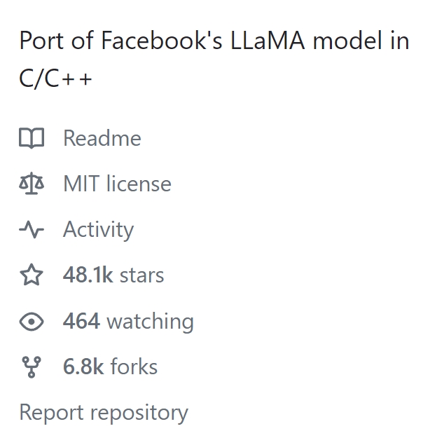 llama.cpp LLaMA量化框架