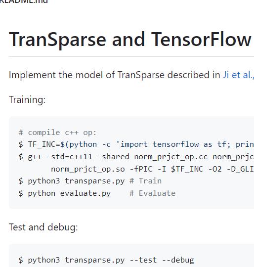 transparse github