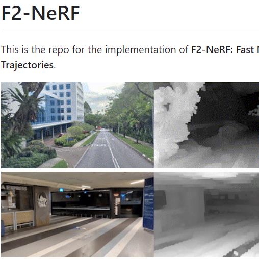 f2-nerf NeRF技术,生成无限场景