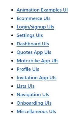 多个领域的专业UI界面模板