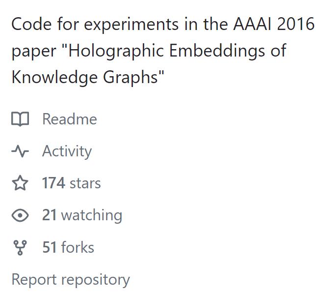HoIe: Holographic embeddin源码