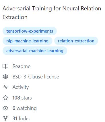 Adversarial Training RE Github