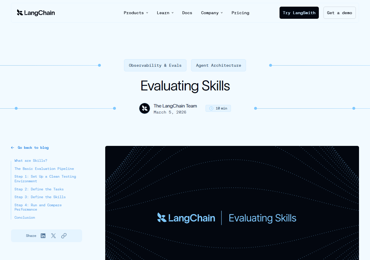 Evaluating Skills
