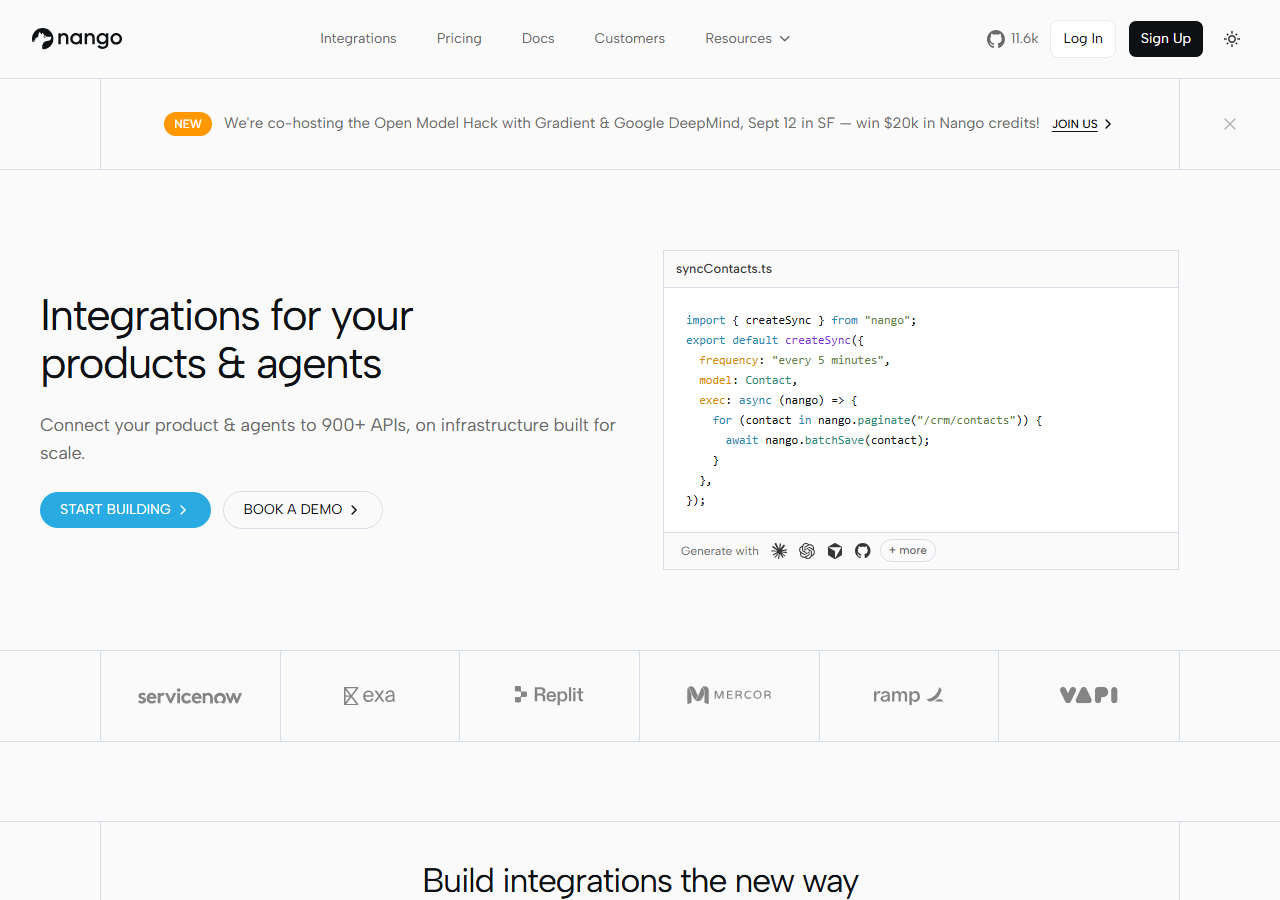 Nango: Pre-Built Authenticatio