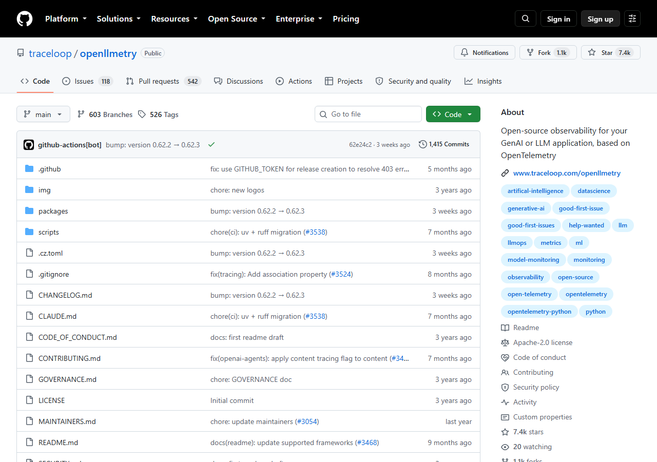 traceloop/openllmetry
