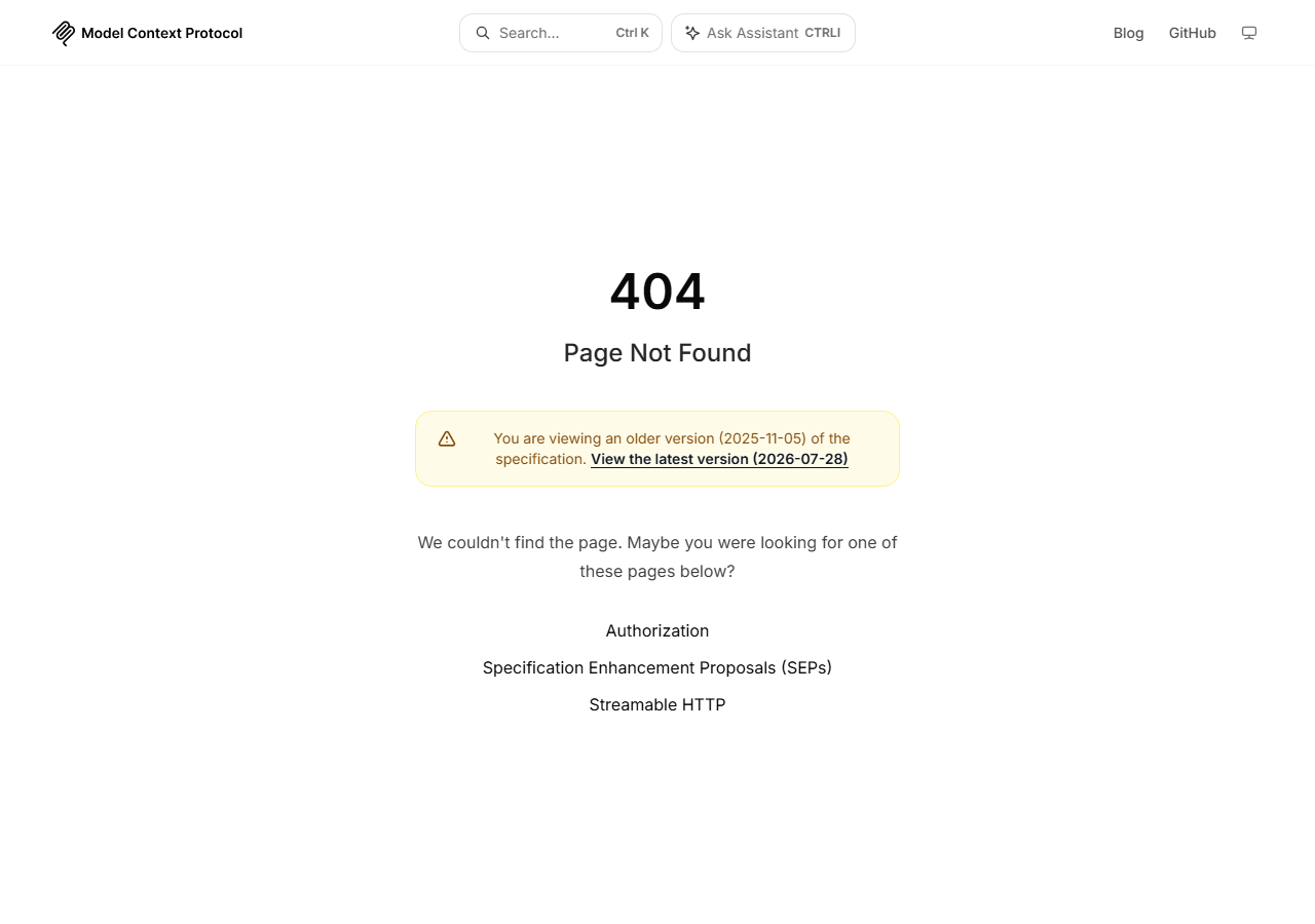 Model Context Protocol — Autho
