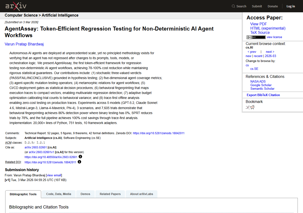AgentAssay: Token-Efficient Re