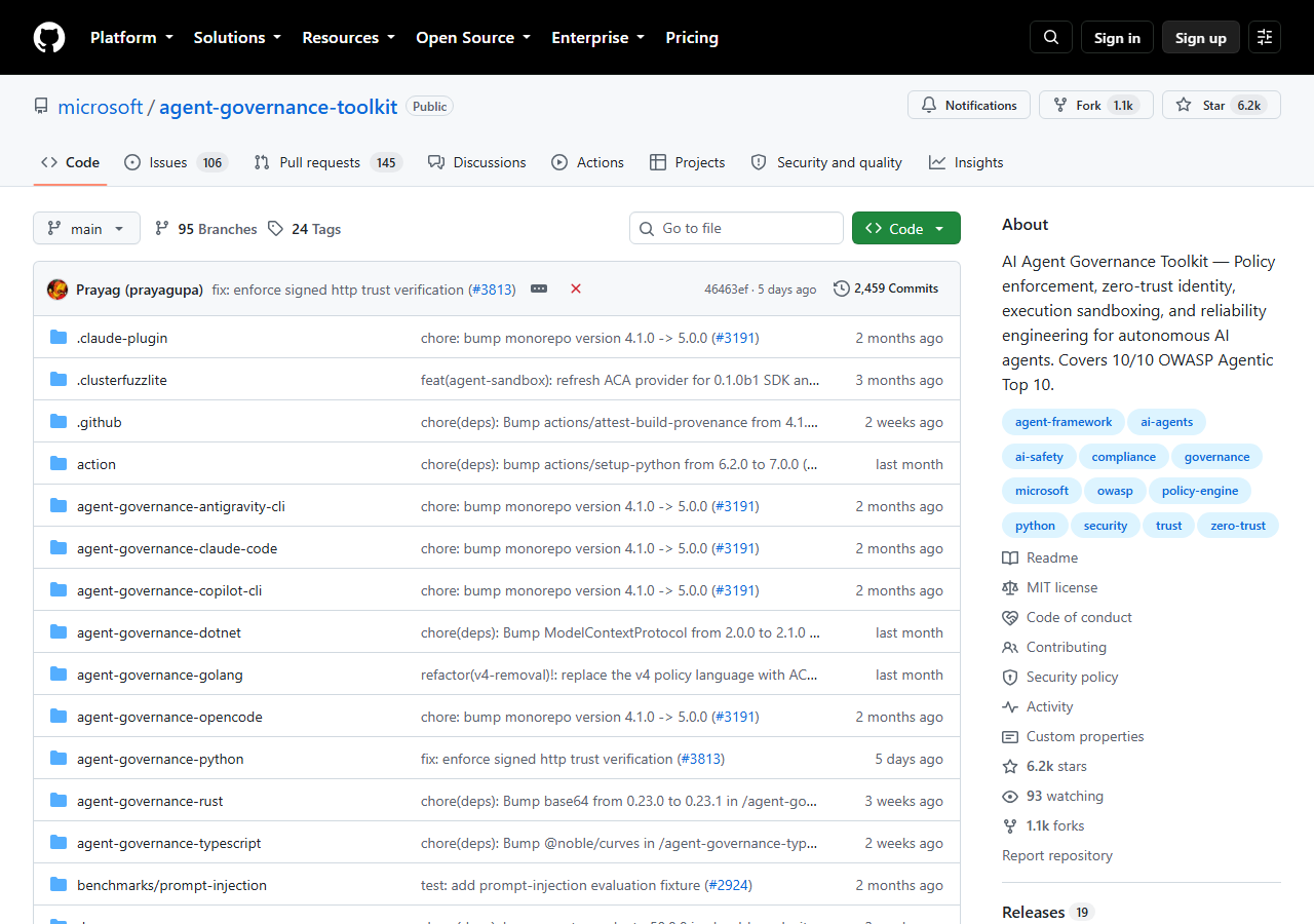 microsoft/agent-governance-too