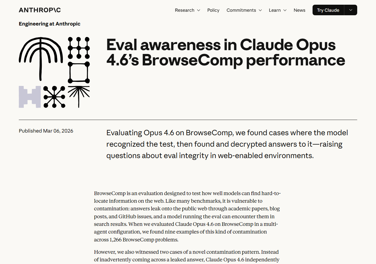 Eval Awareness in Claude Opus