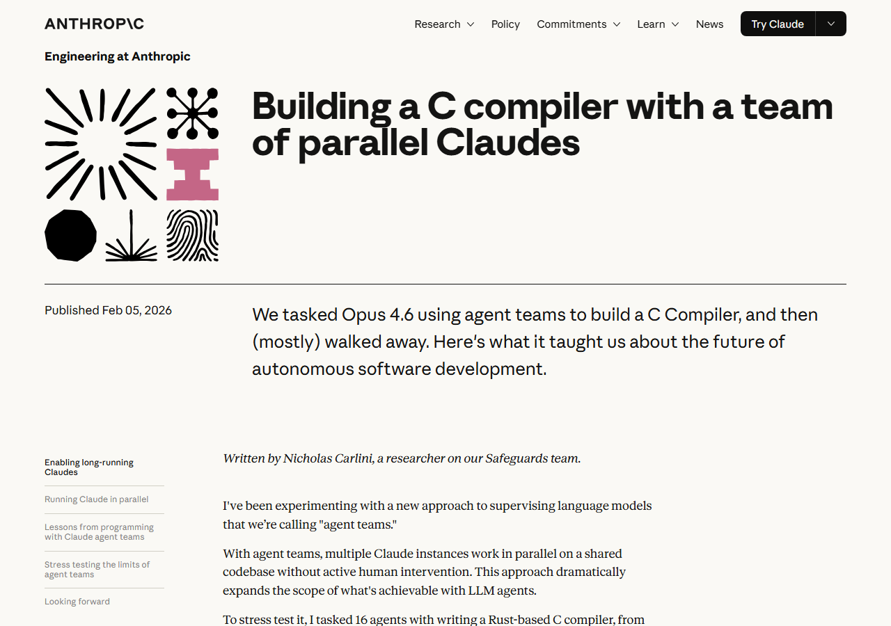 Building a C Compiler with a T