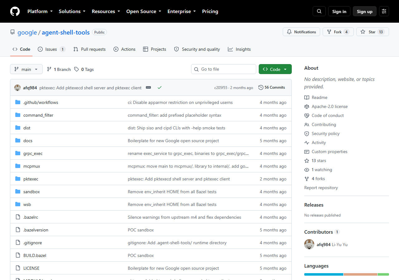 google/agent-shell-tools