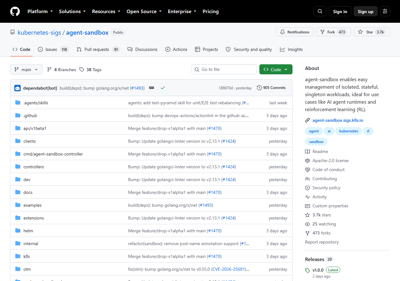 kubernetes-sigs/agent-sandbox
