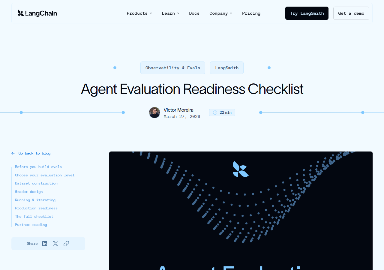Agent Evaluation Readiness Che