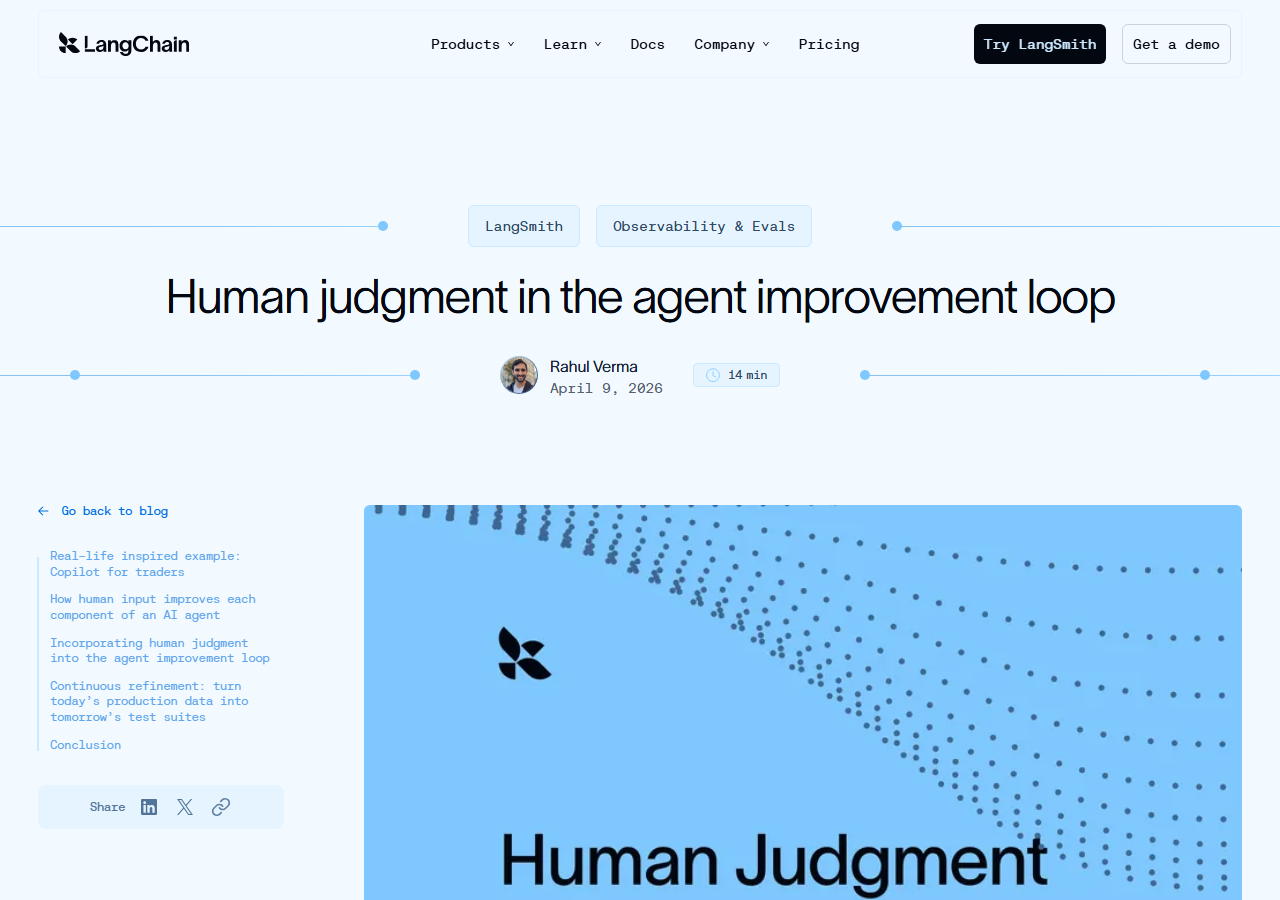 Human Judgment in the Agent Im
