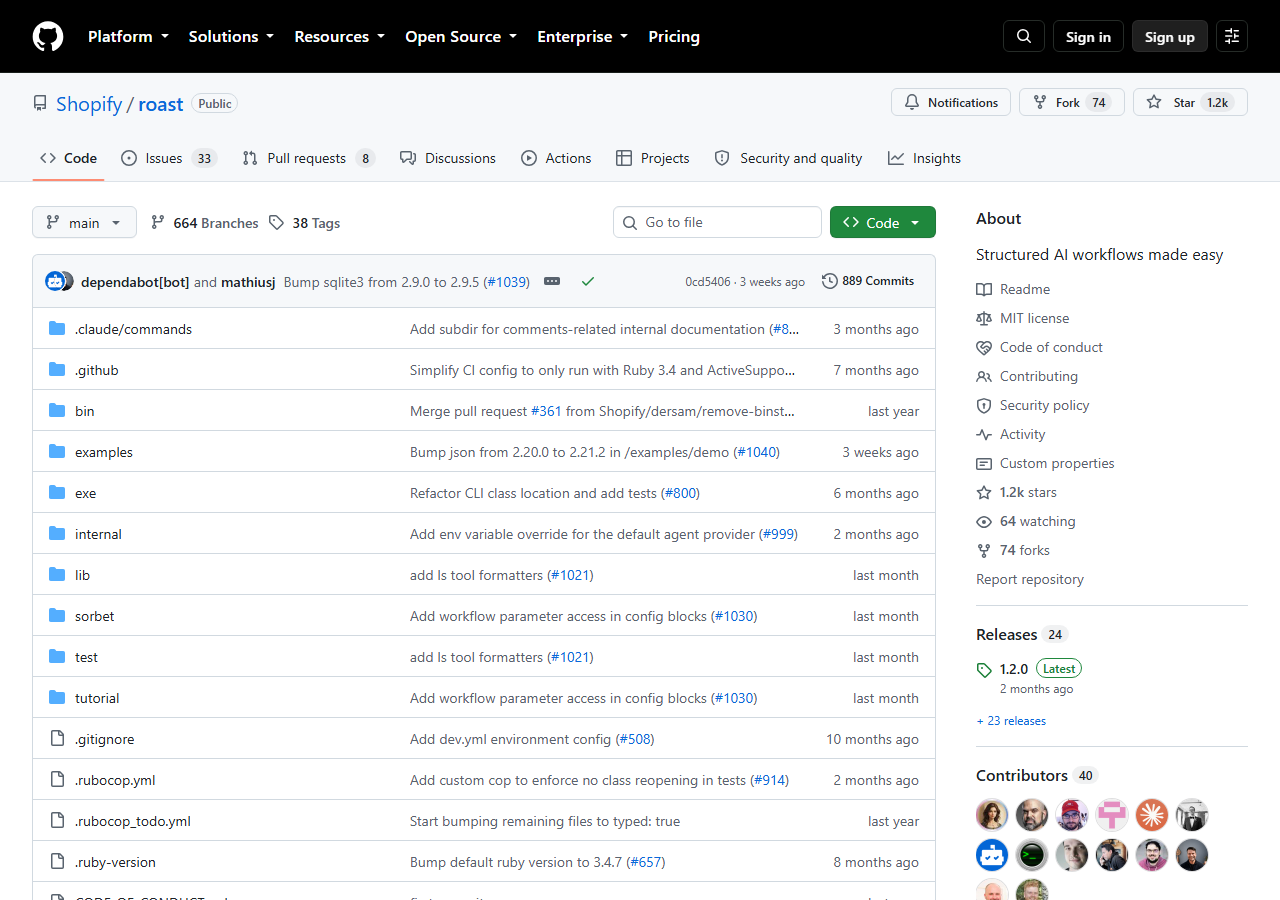 Shopify/roast