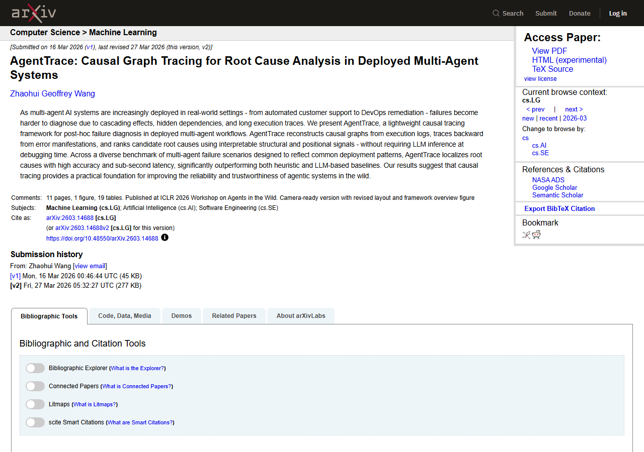 AgentTrace: Causal Graph Traci