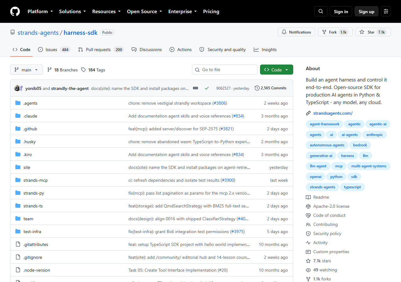 strands-agents/harness-sdk