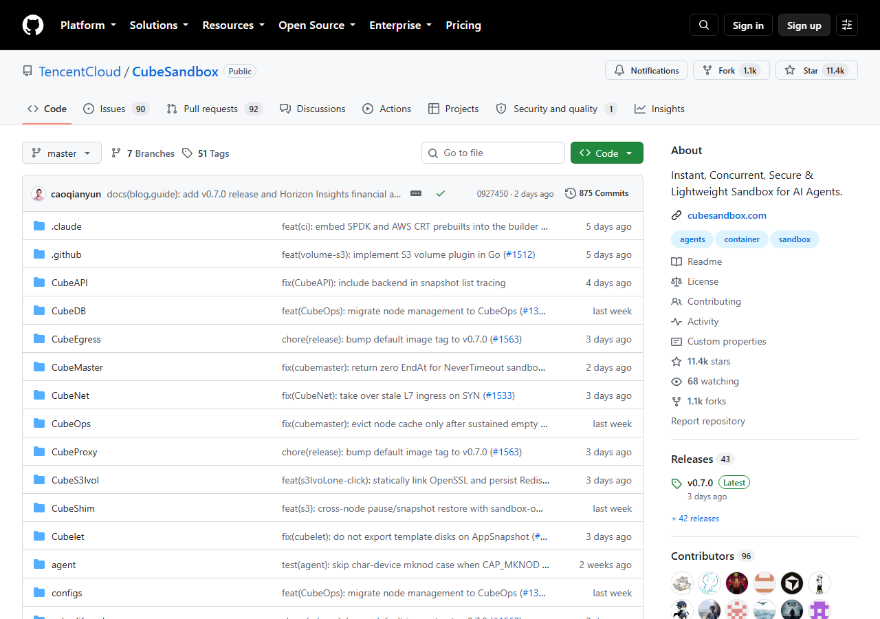 TencentCloud/CubeSandbox