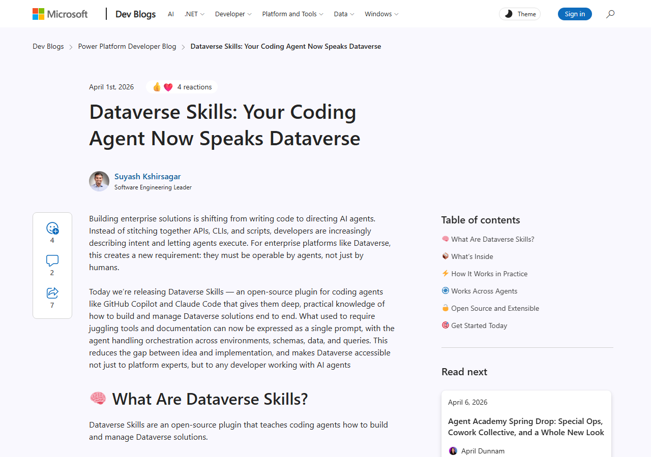 Dataverse Skills: Your Coding