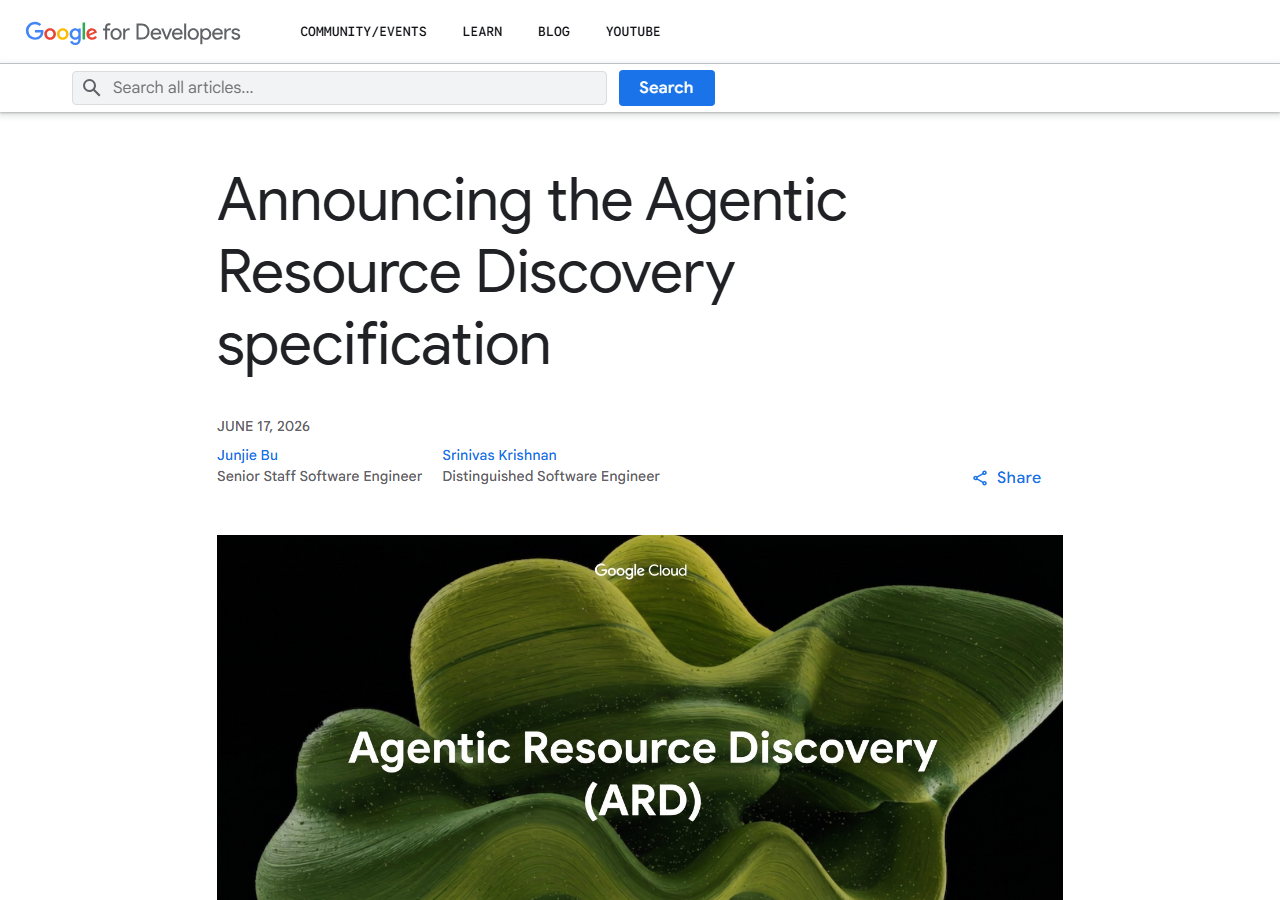 Announcing the Agentic Resourc