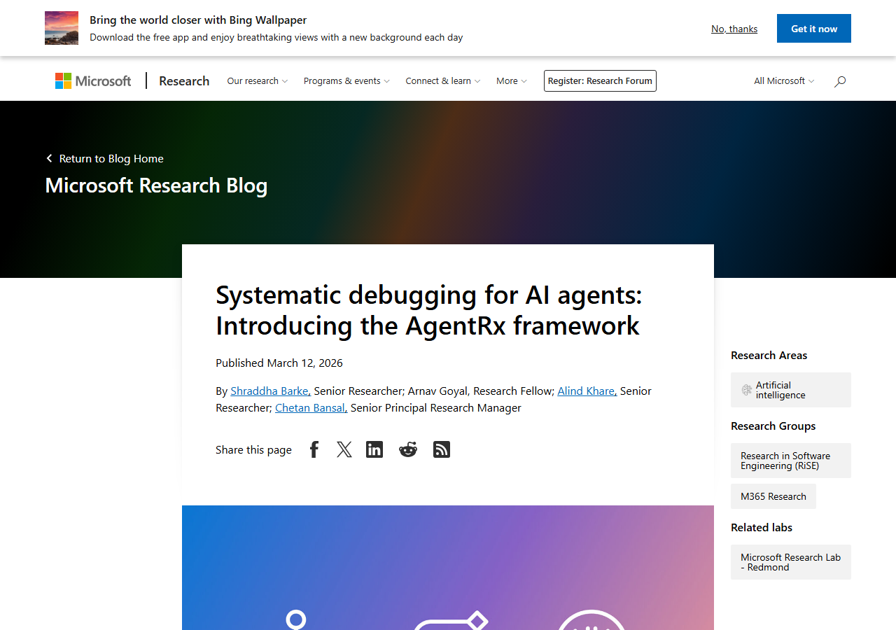 AgentRx: Systematic Debugging