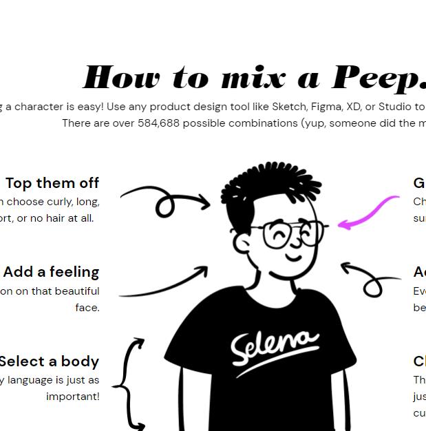 openpeeps 创建人物场景手绘插画