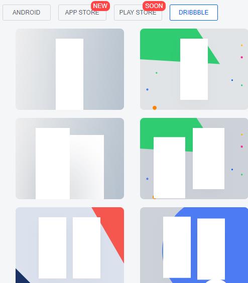 cleanmock 在线生成简洁样机模板