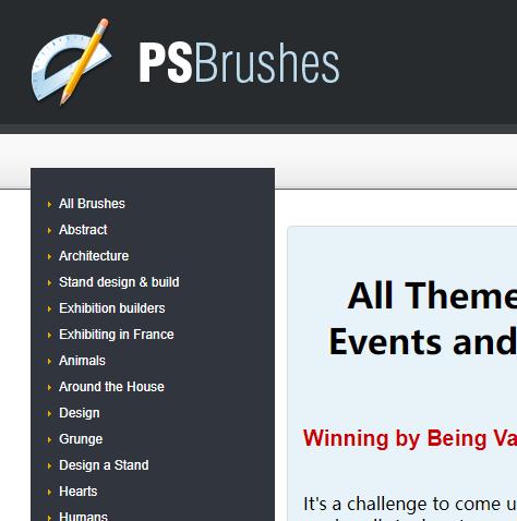 PS笔刷库-有专业分类