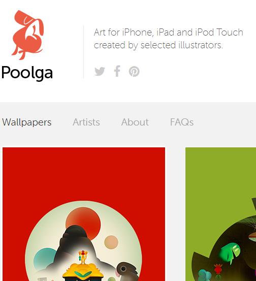 poolga 专供iphone ipad壁纸插画