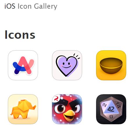 iosicongallery IOS图标库