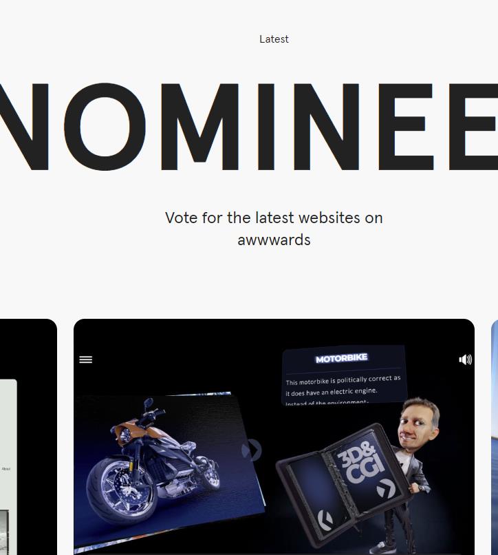 awwwards 最佳网页设计趋势